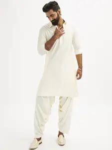 VASTRAMAY Men Regular Kurta with Patiala