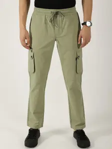 Thomas Scott Men Smart Regular Fit Mid-Rise Easy Wash Cargos