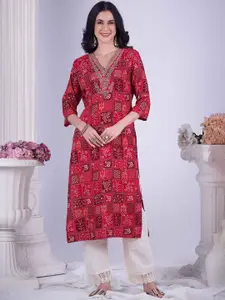 Anouk Women Ethnic Motifs Printed Kurta