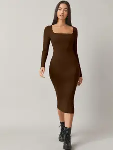 The Roadster Lifestyle Co Midi Bodycon Dress