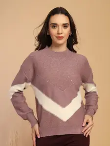 Gipsy Women Self Design Pullover Sweater