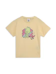 Puma x Trolls Boys Graphic Printed Tshirts