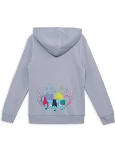 Puma x Trolls Boys Printed Long Sleeve Hooded Sweatshirt