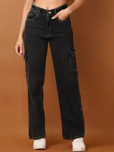 V-Mart Women Straight Fit High-Rise Stretchable Jeans