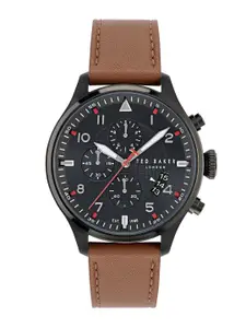 Ted Baker Men Dial & Leather Straps Analogue Watch BKPFMF4069I