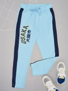 Pantaloons Junior Boys Printed Cotton Slim-Fit Mid-Rise Jogger