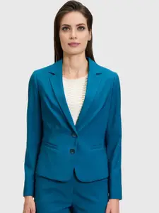 BAESD Notched Lapel Collar Single Breasted Blazer