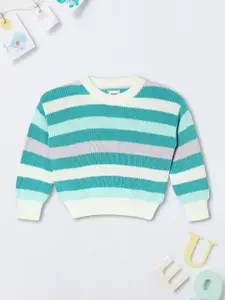 max Girls Casual Striped Pullover Cotton Sweaters
