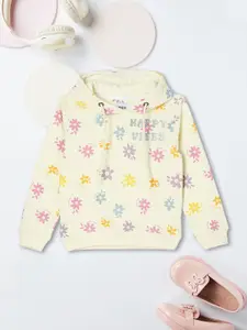 max Girls Floral Printed Sweatshirt