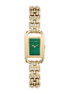 Ted Baker Women Embellished Dial & Stainless Steel Straps Analogue Watch BKPTTF4059I