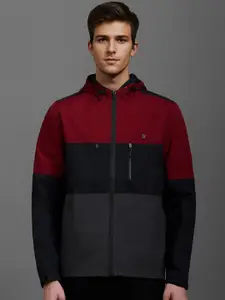 Louis Philippe Sport Men Colourblocked Sporty Jacket