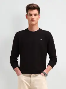 Arrow Sport Men Round Neck Cotton Pullover Sweatshirt