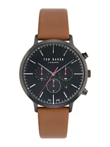 Ted Baker Men Dial & Leather Straps Analogue Watch BKPHAF4079I