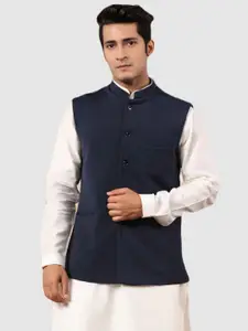 BAESD Mandarin Collar Regular Fit Waistcoat