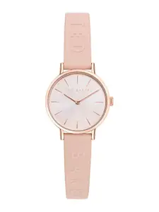 Ted Baker Women Dial & Leather Straps Analogue Watch BKPSTF4029I-Pink