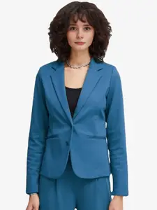 BAESD Notched Lapel Single-Breasted Blazer