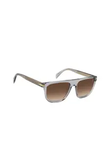 DAVID BECKHAM Men Aviator Sunglasses with UV Protected Lens