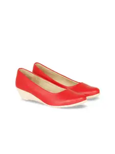 FOOTSHEZ Women Round Toe Wedge Heel Sandals