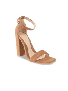 SCENTRA Women Ankle Loop Block Sandals