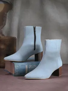 DressBerry Women Casual Block-Heeled Chelsea  Boots