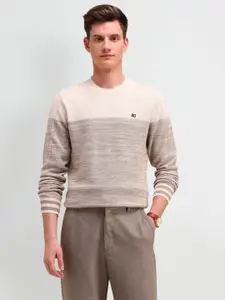 Arrow Sport Men Colourblocked Pullover Sweaters