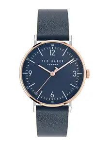 Ted Baker Men Dial & Leather Straps Analogue Watch BKPPGF4039I-Blue