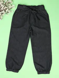 V-Mart Girls Solid Jogger Jeans