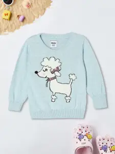 max Girls Animal Printed Pullover