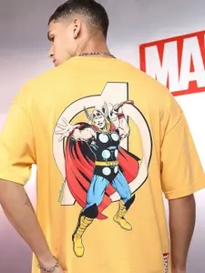 HIGHLANDER Marvel Men Thor Round Neck Oversized Drop Shoulder Tshirt