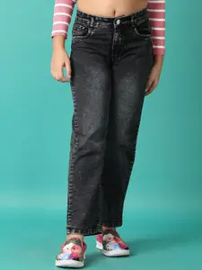 V-Mart Girls Straight Fit Stretchable Cotton Jeans