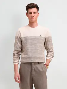 Arrow Sport Men Cotton Colourblocked Pullover