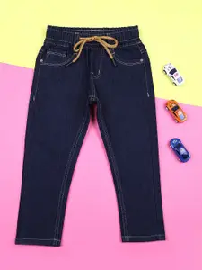 V-Mart Boys Solid Mid-Rise Joggers