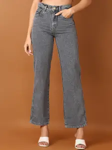 V-Mart Women Cotton Straight Fit High-Rise Jeans