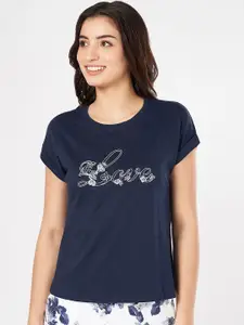 Dreamz by Pantaloons Round Neck Lounge T-Shirts