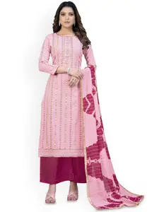 Maroosh Floral Printed Unstitched Dress Material