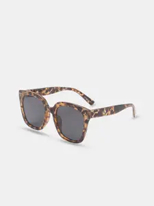 Vero Moda Women Oversized Sunglasses with UV Protected Lens 9008761001-Chocolate Brown