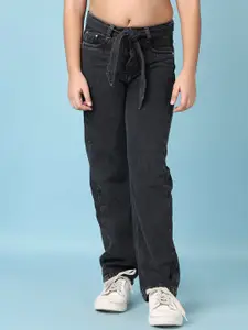 V-Mart Girls Cotton Relaxed Fit Stretchable Jeans