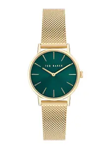 Ted Baker Women Dial & Stainless Steel Straps Analogue Watch BKPSTF4119I-Green