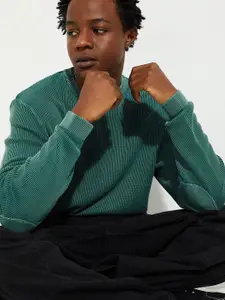 Max Urb_N Men Acid Washed Sweater