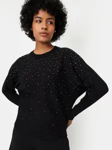 max Women Self Design Pullover