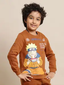 Kids Ville Naruto Boys Printed Regular Fit Sweatshirt