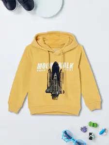 max Boys Graphic Printed Hooded Sweatshirt