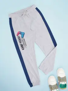 Pantaloons Junior Boys Printed Cotton Slim-Fit Mid-Rise Joggers