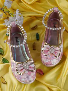 BAESD Girls Woven Design Flatform Heel Pump Sandals