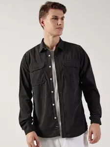 Thomas Scott Men Premium Opaque Striped Casual Shirt