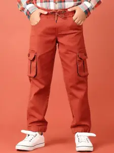 V-Mart Boys Cotton Regular Fit Cargos Trousers