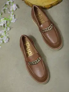 Hush Puppies Women Contrast Sole Loafers