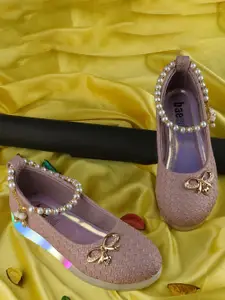 BAESD Girls Party Ballerinas with Laser Cuts Flats