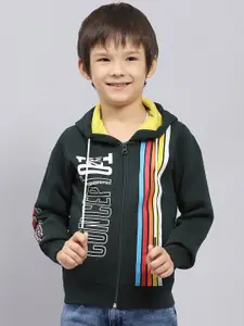 Monte Carlo Boys Printed Hooded Long Sleeve Sweatshirt