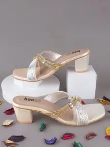 BAESD Women Embellished Party Block Sandals